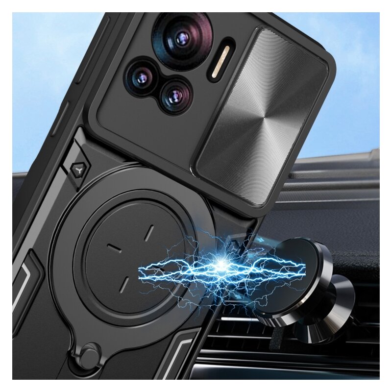 Husa Motorola Moto G54 Power Edition Techsuit CamGuard Pro, roz auriu