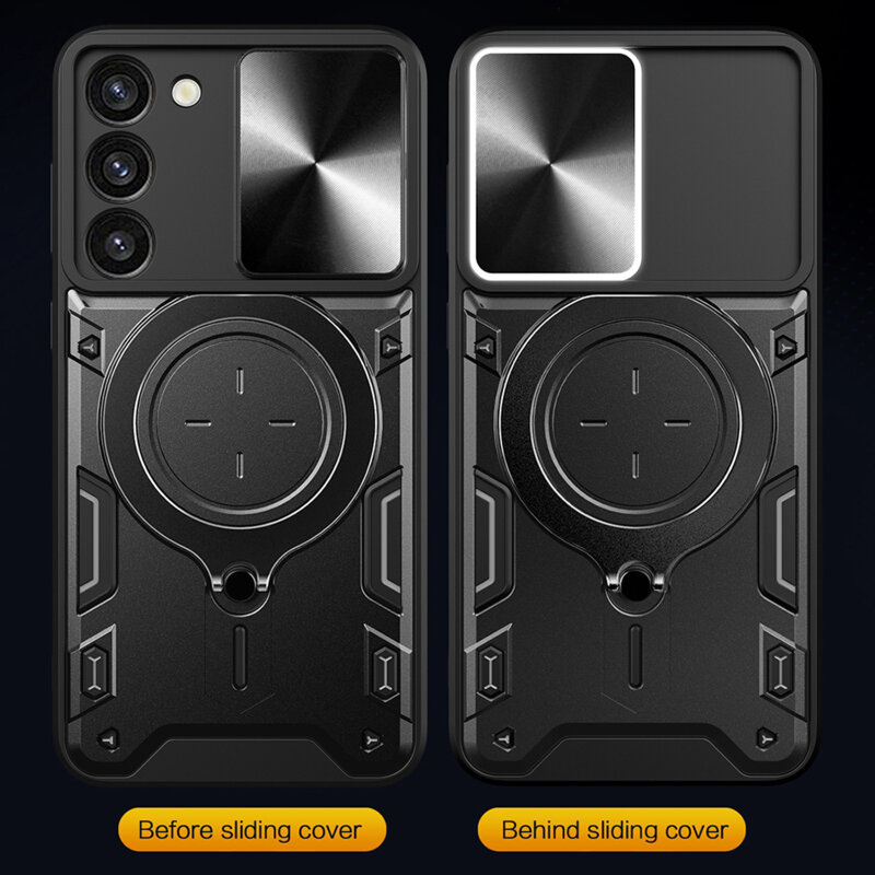 Husa Samsung Galaxy S23 Plus Techsuit CamGuard Pro, mov