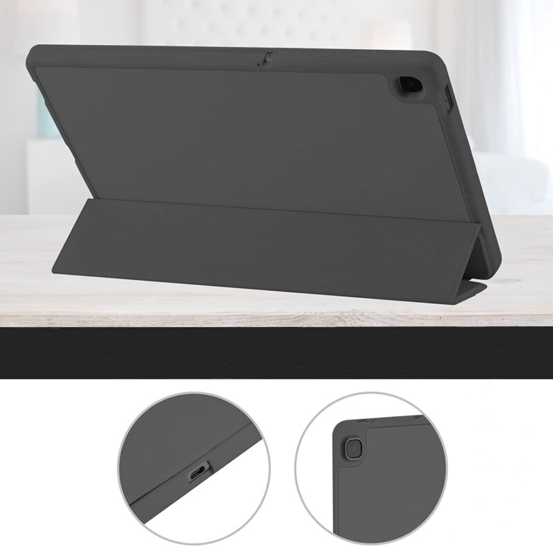 Husa Samsung Galaxy Tab A7 Lite Techsuit Flex Trifold Pen, mov