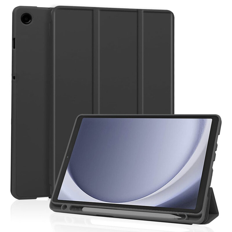 Husa Samsung Galaxy Tab A9 Techsuit Flex Trifold Pen, negru