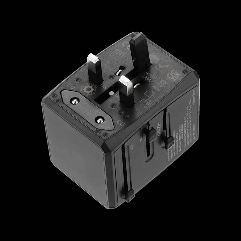 Adaptor priza EU la US, UK, AUS, PD20W, Techsuit, HHT904