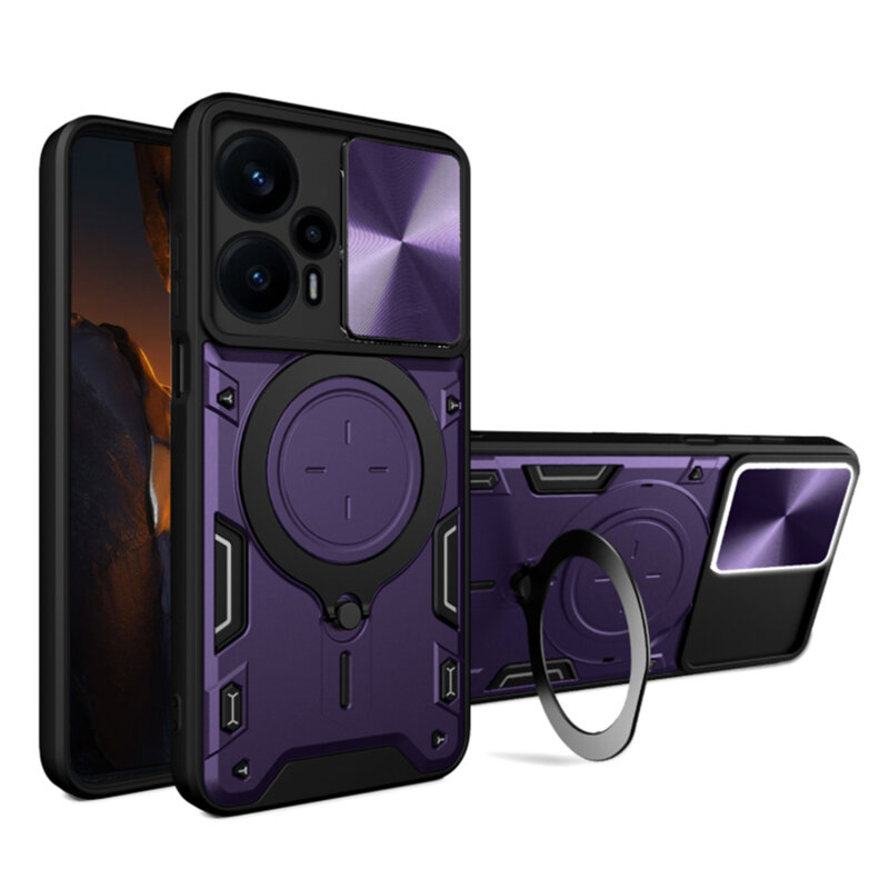 Husa Motorola Moto G13 Techsuit CamGuard Pro, mov