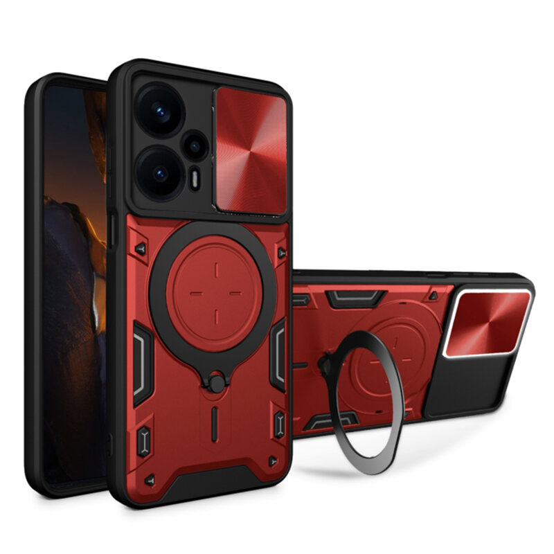 Husa Motorola Moto G13 Techsuit CamGuard Pro, rosu