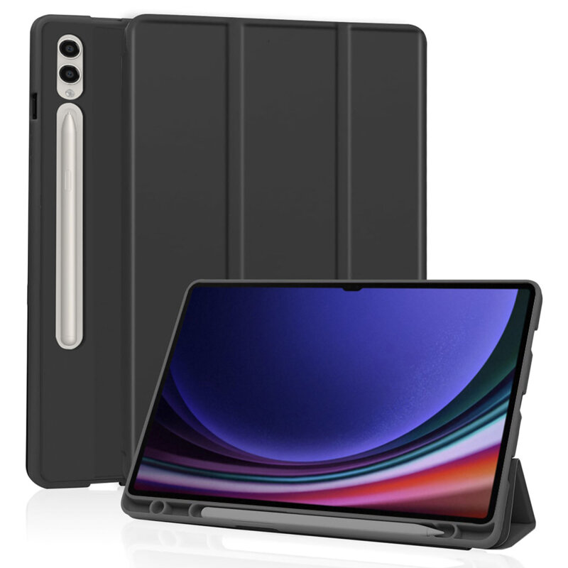 Husa Samsung Galaxy Tab S9 Ultra Techsuit Flex Trifold Pen, negru