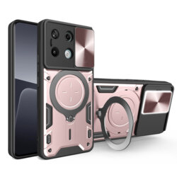 Husa Xiaomi Poco X6 Techsuit CamGuard Pro, roz auriu