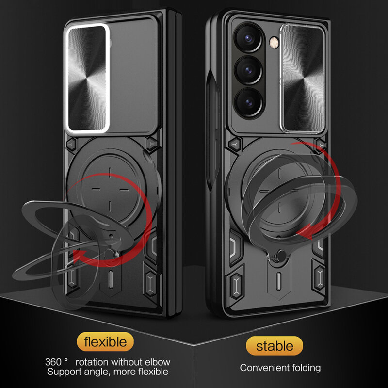 Husa Samsung Galaxy Z Fold6 Techsuit CamGuard Pro, rosu