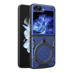 Husa Samsung Galaxy Z Flip5 Techsuit CamGuard Pro, albastru