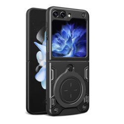Husa Samsung Galaxy Z Flip5 Techsuit CamGuard Pro, negru