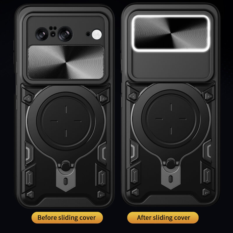 Husa Google Pixel 8 Techsuit CamGuard Pro, rosu