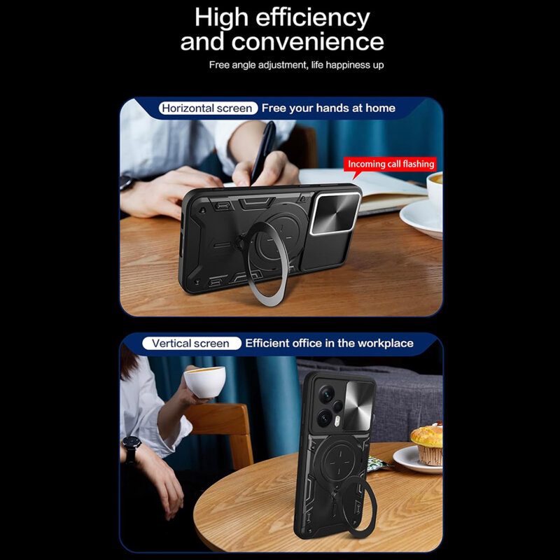 Husa Google Pixel 8 Techsuit CamGuard Pro, roz auriu
