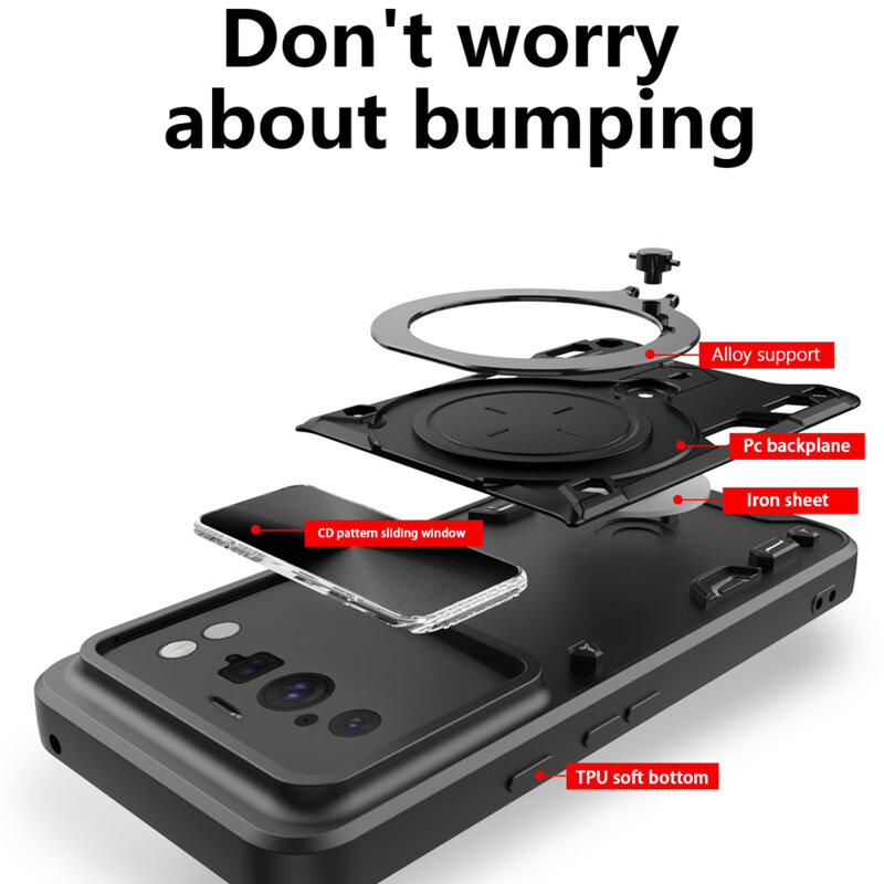 Husa Google Pixel 8 Pro Techsuit CamGuard Pro, roz auriu