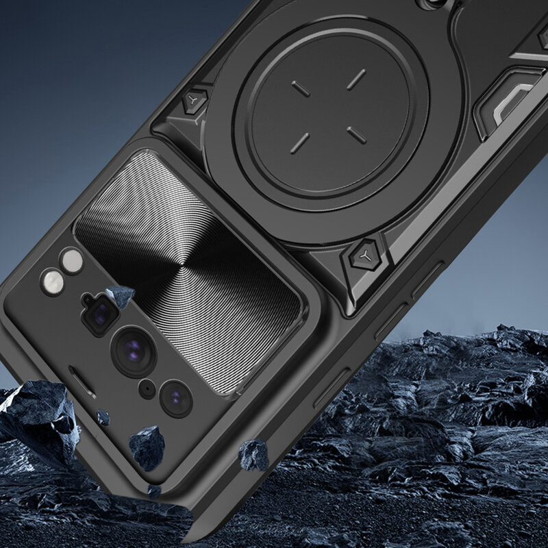 Husa Google Pixel 8 Pro Techsuit CamGuard Pro, roz auriu