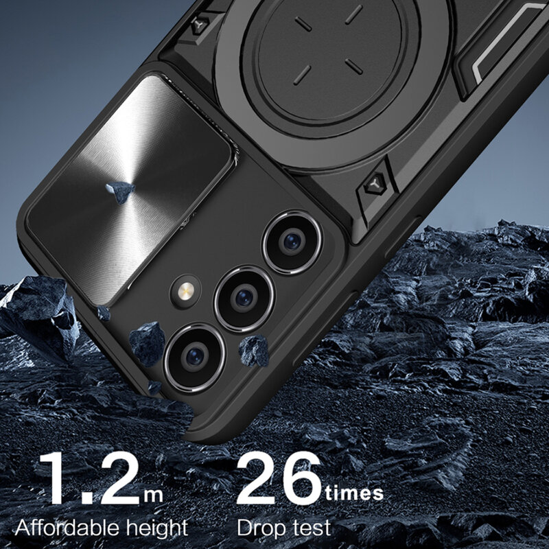 Husa Samsung Galaxy A25 5G Techsuit CamGuard Pro, rosu