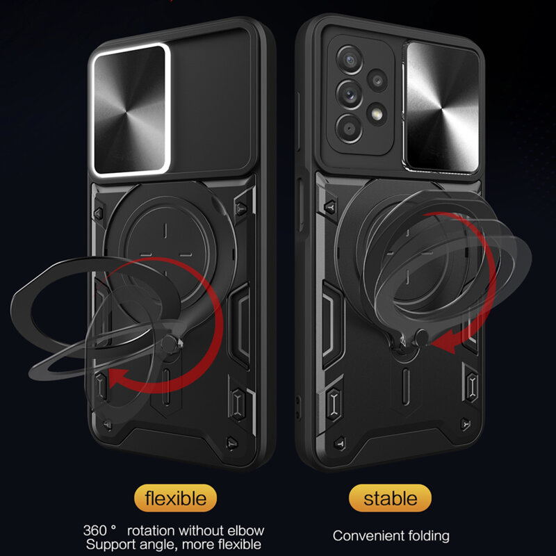 Husa Samsung Galaxy A52s 5G Techsuit CamGuard Pro, negru