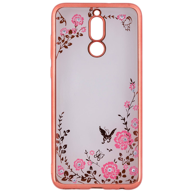 Husa Huawei Mate 10 Lite TPU Bloomy Case - Pink Flowers