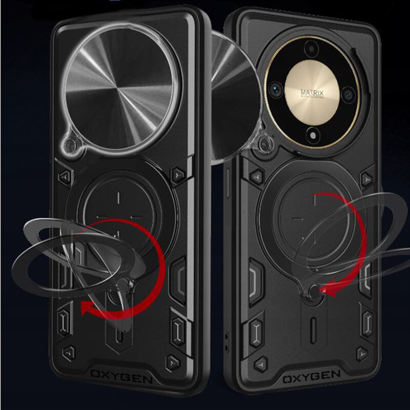 Husa Honor Magic5 Lite Techsuit CamGuard Pro, negru