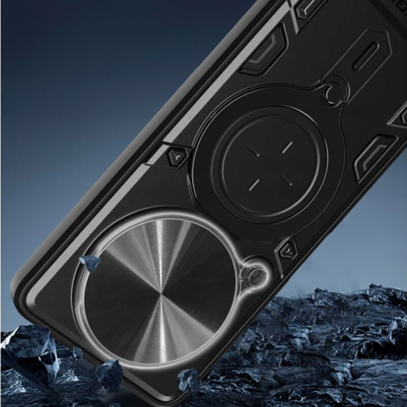 Husa Honor Magic5 Lite Techsuit CamGuard Pro, negru