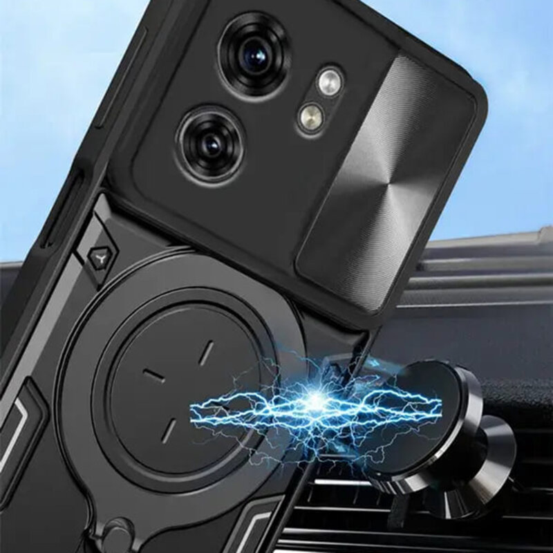Husa Motorola Edge 40 Neo Techsuit CamGuard Pro, mov