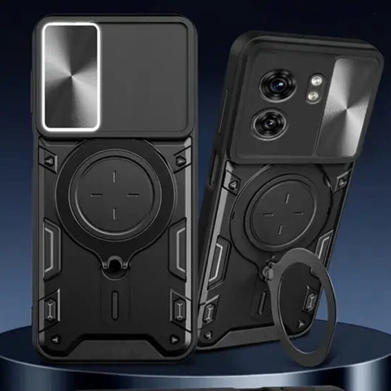 Husa Motorola Edge 40 Neo Techsuit CamGuard Pro, rosu