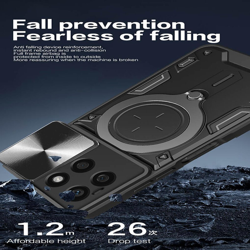 Husa Honor X8b Techsuit CamGuard Pro, negru