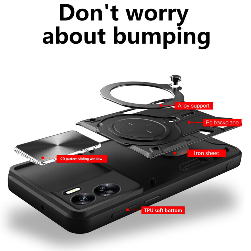 Husa Honor 90 Lite Techsuit CamGuard Pro, mov
