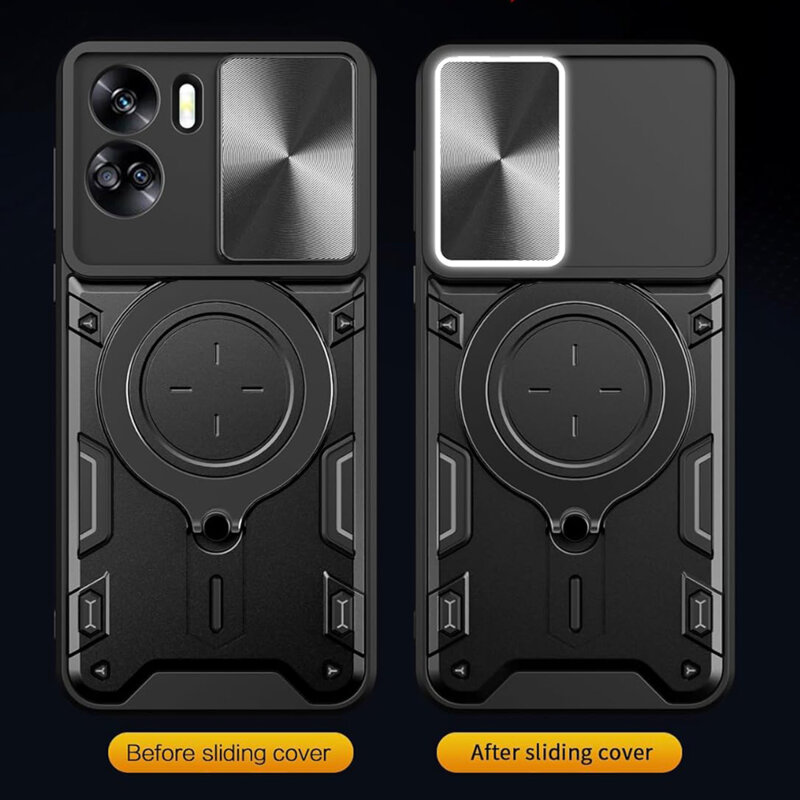 Husa Honor 90 Lite Techsuit CamGuard Pro, mov