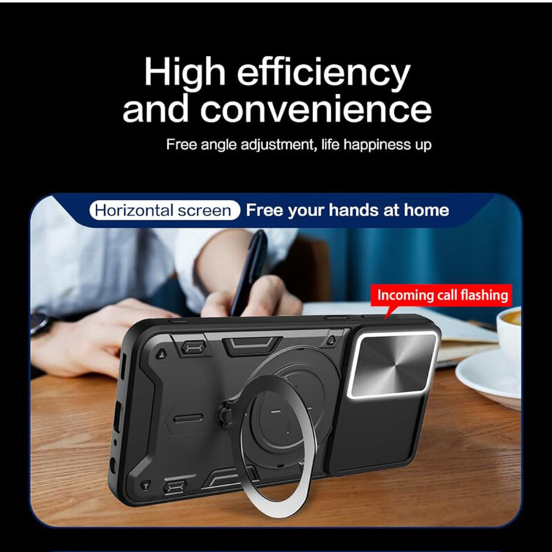 Husa Honor 90 Lite Techsuit CamGuard Pro, rosu