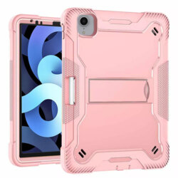[Pachet 360°] Husa + folie sticla iPad Pro 2018 11.0 A2013/A1934 Techsuit Rugged TabShell, roz