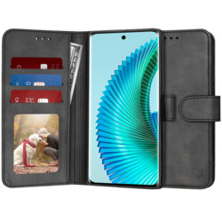 Husa 360 Honor Magic6 Lite Techsuit Diary Book, negru