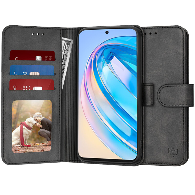 Husa 360 Honor X8a Techsuit Diary Book, negru