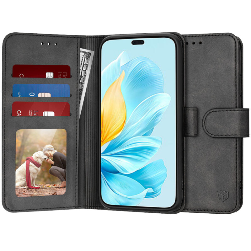 Husa 360 Honor 200 Lite Techsuit Diary Book, negru