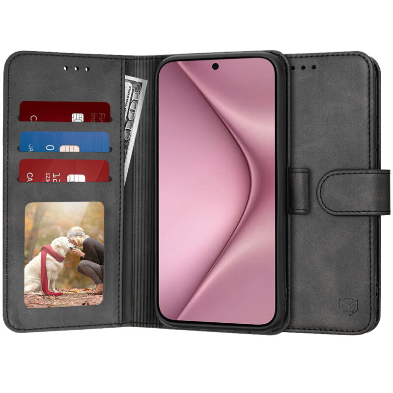 Husa 360 Huawei Pura 70 Techsuit Diary Book, negru