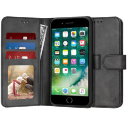 Husa 360 iPhone 7 Plus Techsuit Diary Book, negru