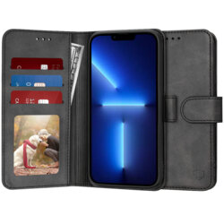 Husa 360 iPhone 13 Pro Max Techsuit Diary Book, negru