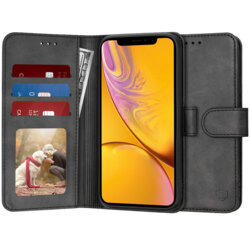 Husa 360 iPhone XR Techsuit Diary Book, negru