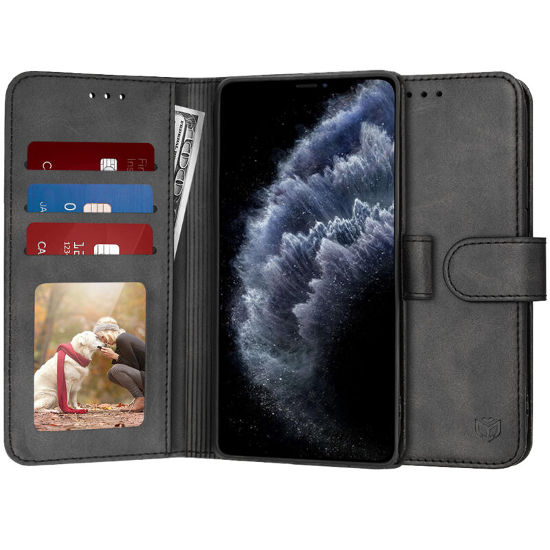 Husa 360 iPhone 11 Pro Techsuit Diary Book, negru