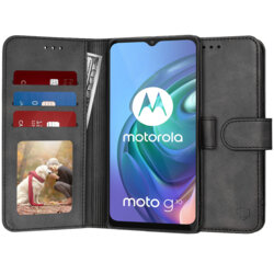 Husa 360 Motorola Moto G10 Techsuit Diary Book, negru