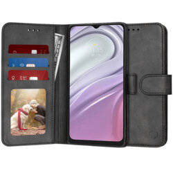 Husa 360 Motorola Moto G20 Techsuit Diary Book, negru