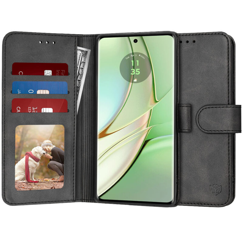 Husa 360 Motorola Edge 40 Techsuit Diary Book, negru