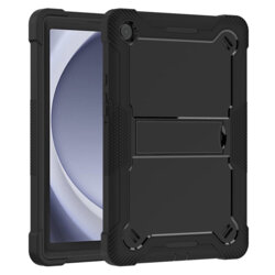 [Pachet 360°] Husa + folie sticla Samsung Galaxy Tab A9 Techsuit Rugged TabShell, negru