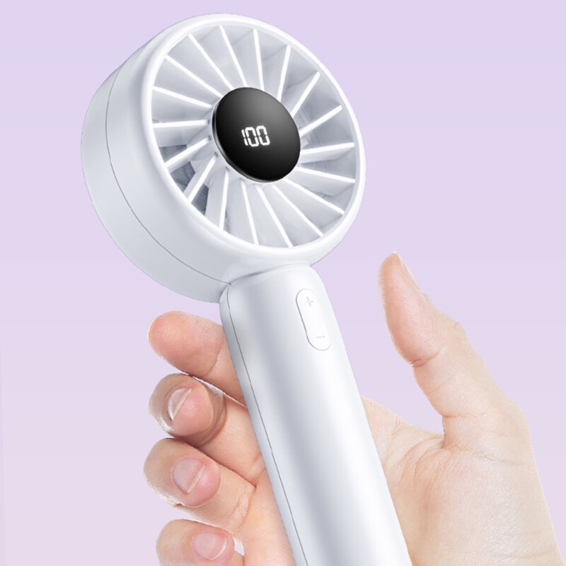 Mini ventilator de mana portabil Techsuit CT-110, alb