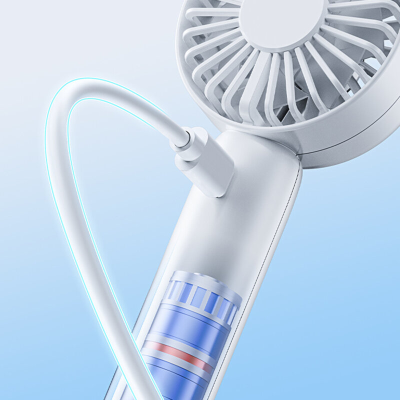 Mini ventilator de mana portabil Techsuit CT-110, alb