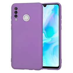 Husa silicon Huawei P30 Lite Techsuit SoftFlex, mov