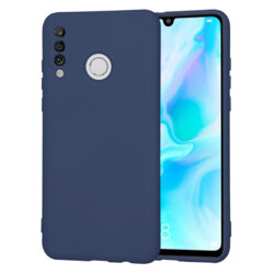 Husa silicon Huawei P30 Lite Techsuit SoftFlex, bleumarin