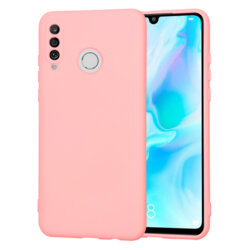 Husa silicon Huawei P30 Lite Techsuit SoftFlex, roz