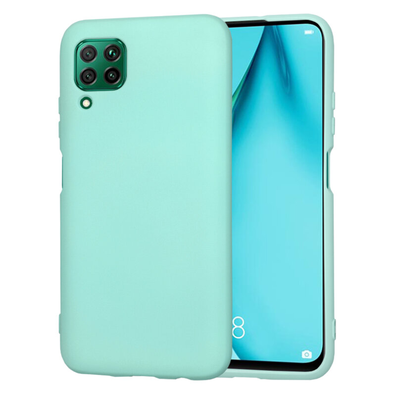 Husa silicon Huawei P40 Lite Techsuit SoftFlex, turcoaz