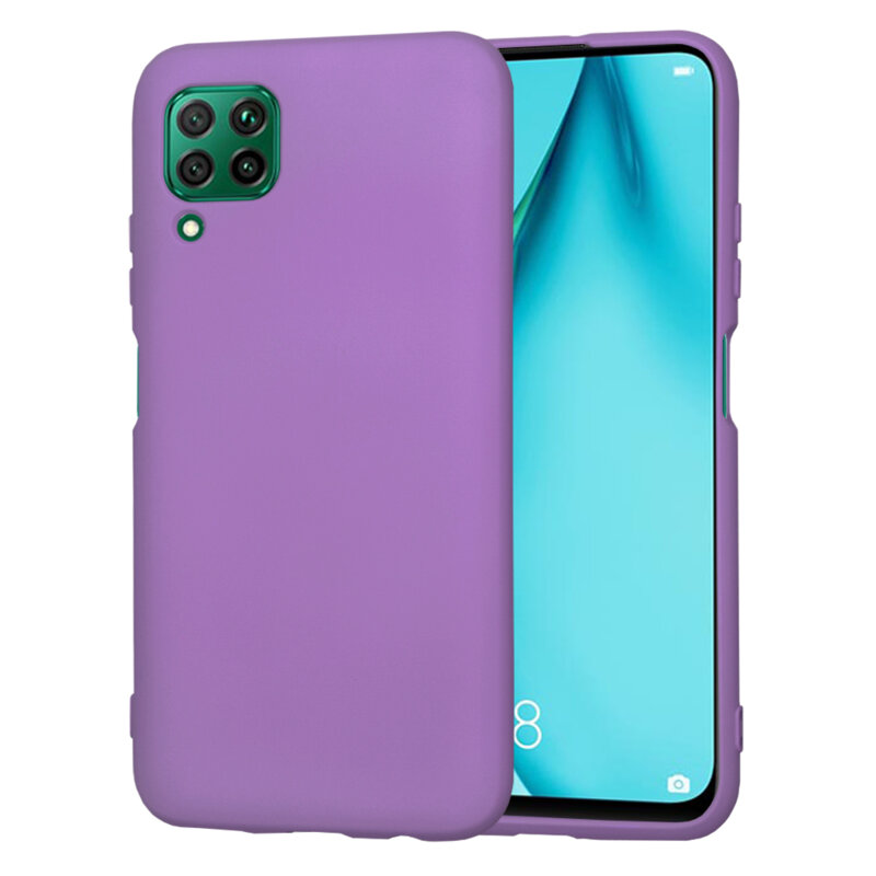 Husa silicon Huawei P40 Lite Techsuit SoftFlex, mov