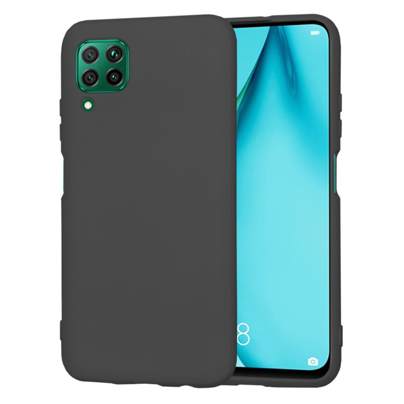 Husa silicon Huawei P40 Lite Techsuit SoftFlex, negru