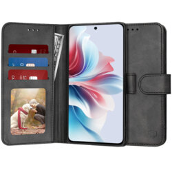 Husa 360 Oppo Reno11 F Techsuit Diary Book, negru