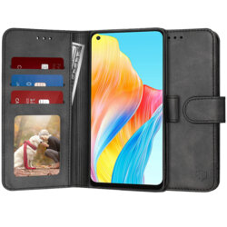 Husa 360 Oppo A78 4G Techsuit Diary Book, negru